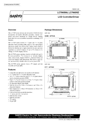 Интегрална схема  LC7985NA-8735