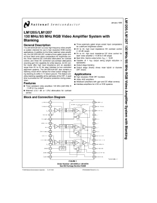 Интегрална схема  LM1205N DIP-28