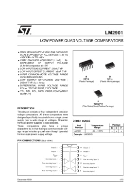 Интегрална схема  LM2901N DIP-14