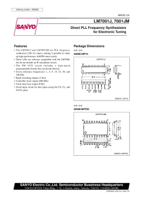 Интегрална схема  LM7001 DIP-16
