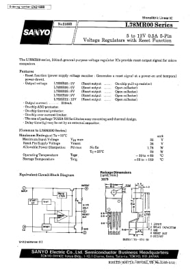 Интегрална схема  LM78MR12