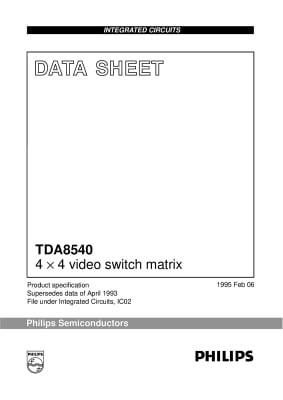 Интегрална схема  TDA8540 DIP-20