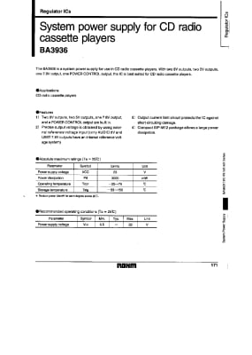 Интегрална схема  BA3936