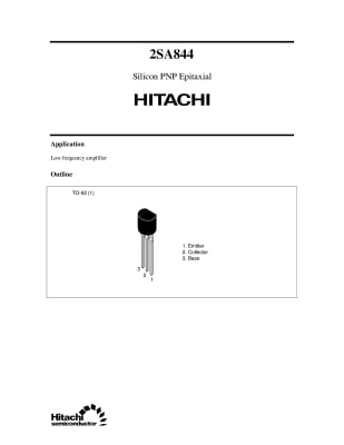 Транзистор 2SA844