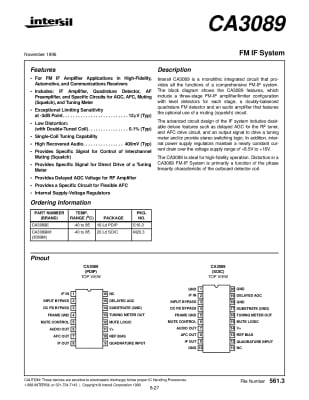 Интегрална схема  CA3089E