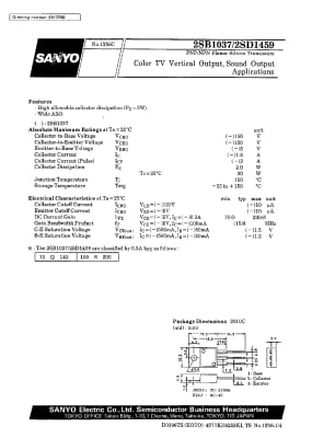 Транзистор 2SB1037