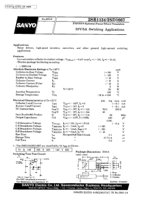 Транзистор 2SB1134