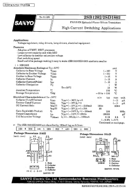 Транзистор 2SB1202   TO-252