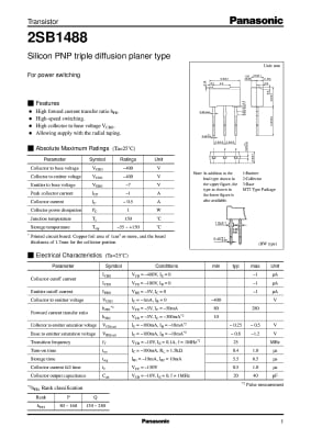 Транзистор 2SB1488 TO-92L