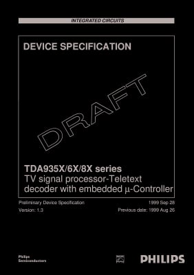 Интегрална схема  TDA9351PS/N1/3S0339
