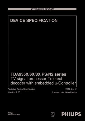Интегрална схема  TDA9353PS/N3/3 CH4680