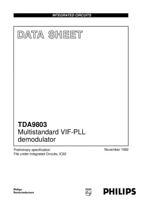 Интегрална схема  TDA9803 DIP-20