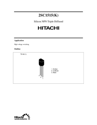 Транзистор 2SC1515