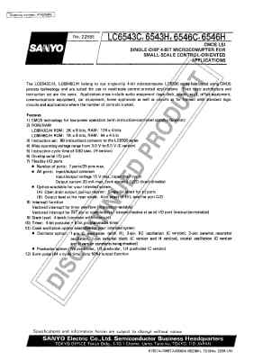 Интегрална схема  LC6543C-3619