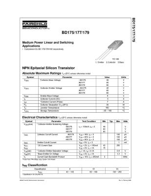 Транзистор BD175