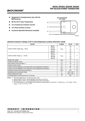 Транзистор BD246C TO-3P