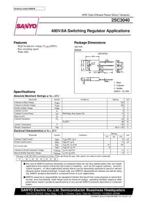 Транзистор 2SC3040
