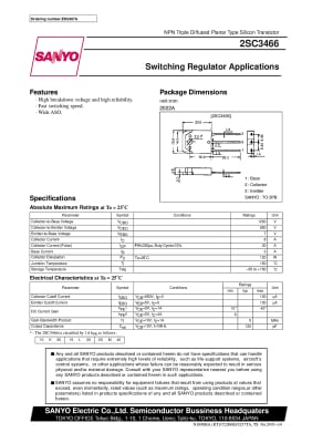 Транзистор 2SC3466 TO-3P
