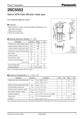 Транзистор 2SC5552