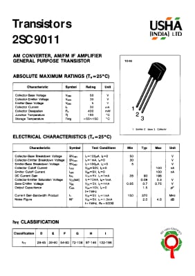 Транзистор 2SC9011