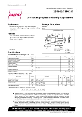 Транзистор 2SD1212