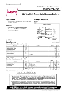 Транзистор 2SD1213 TO-218