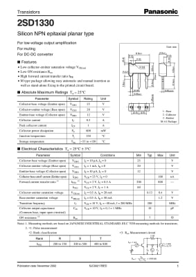 Транзистор 2SD1330
