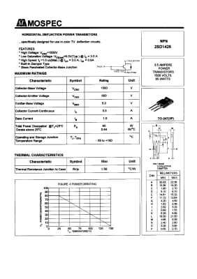 Транзистор 2SD1426
