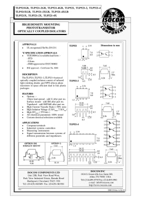 Интегрална схема  TLP521 DIP-4