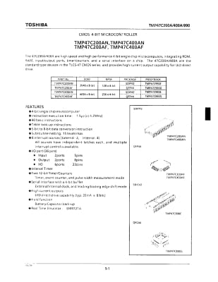 Интегрална схема  TMP47C400-6835