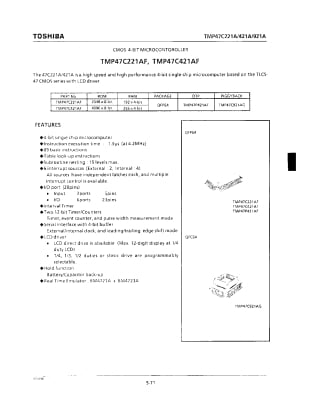 Интегрална схема  TMP47C421AF361