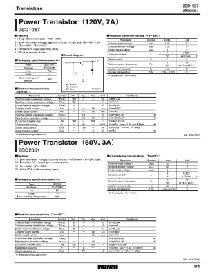 Транзистор 2SD2061