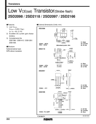 Транзистор 2SD2118    TO-252