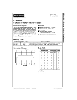 Интегрална схема  TC4512BCN