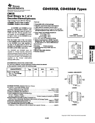 Интегрална схема  CD4555BE DIP-16