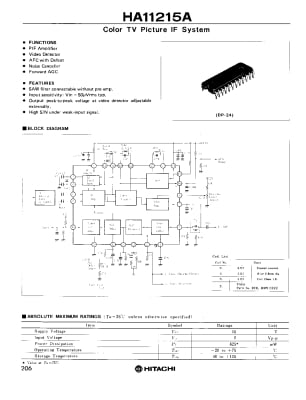Интегрална схема  HA11215A