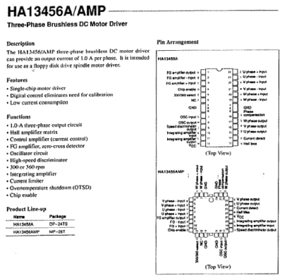 Интегрална схема  HA13456A