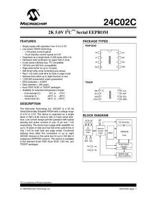 Интегрална схема  24LC02B SO-8