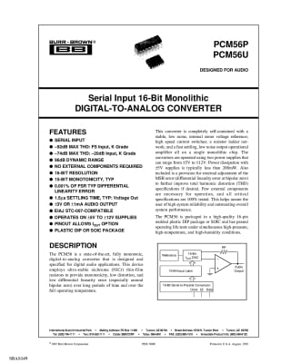 Интегрална схема  PCM56P