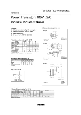 Транзистор 2SD2398