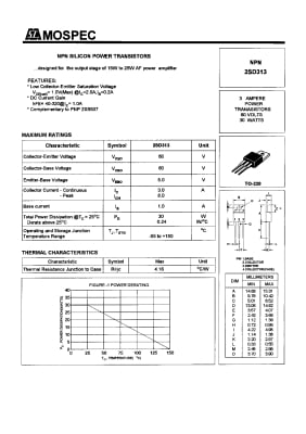 Транзистор 2SD313