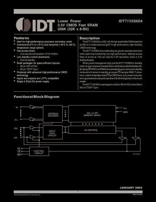 Интегрална схема  71V256  smd