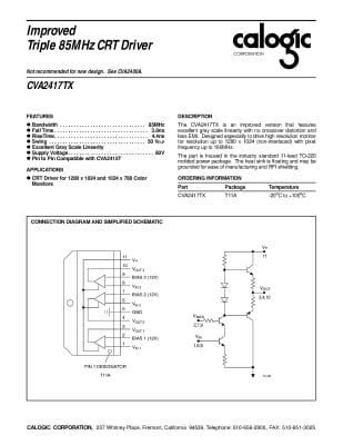 Интегрална схема  CVA2419TX