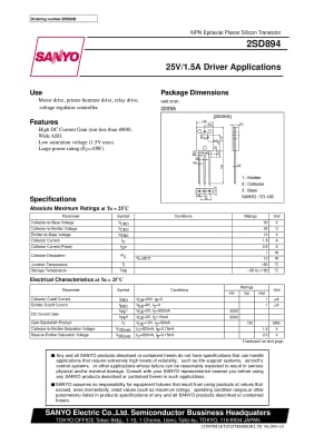 Транзистор 2SD894