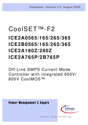 Интегрална схема  ICE2A0565 DIP8