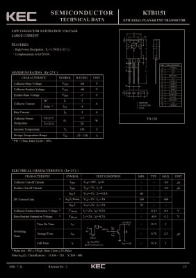 Транзистор 2SB1151