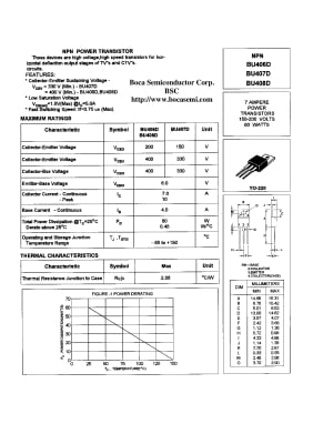 Транзистор BU408D