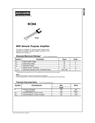 Транзистор BC368