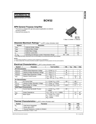 Транзистор BCW32