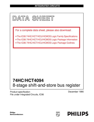 Интегрална схема  SN74HCT4094N